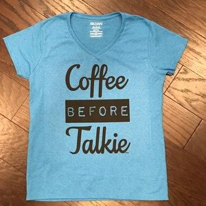 Coffee before talkie top